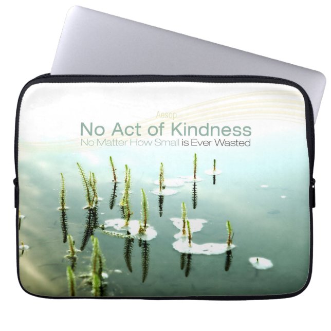 Aesop Inspiration Laptop Sleeve "Kindness" (Vorderseite)