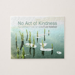 Aesop Inspiration Zitat "Kindness" Puzzle