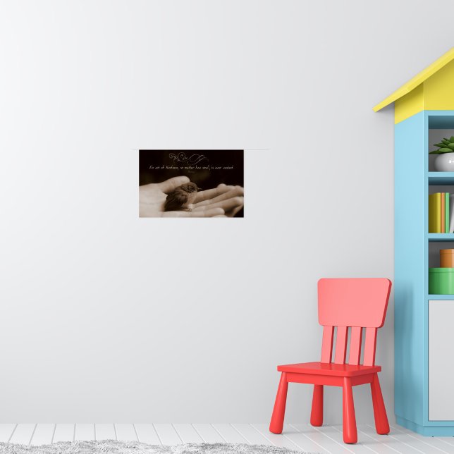 Aesop Inspirational Zitat "Akt der Kindheit" Poster (Kinderzimmer 1)