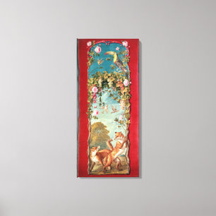 Aesop's Fable Der Fuchs und die Trauben Leinwanddruck