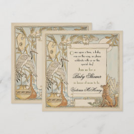 Aesop's Storybook Baby Shower Einladungen