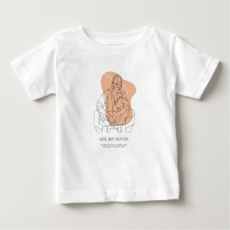 aesthetic art minimalist line art gallery wall pos baby t-shirt
