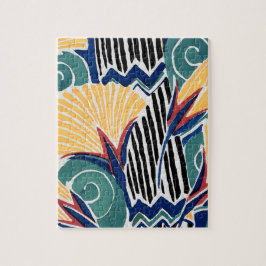 Aesthetic flower pattern background  puzzle