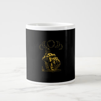 Aesthetic Goblincore And Cottagecore Mushroom Crea Jumbo-Tasse