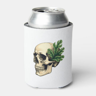 Aesthetic Goth Grunge Skull Tropical Monstera Leaf Dosenkühler