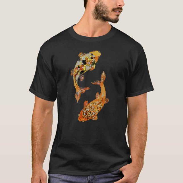 Aesthetic Japanese Koi Fish Shirt Nishikigoi Koi A (Vorderseite)