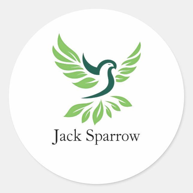 Aesthetic Minimal Sticker (Vorderseite)