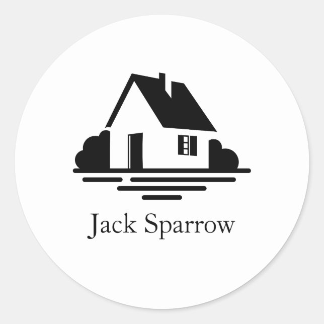 Aesthetic Minimal Sticker (Vorderseite)