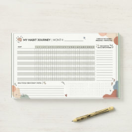 Aesthetic Neurodivergent Habit Tracker Brain Dump Post-it Klebezettel