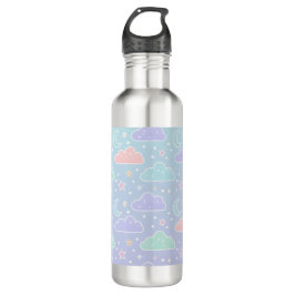 Aesthetic Pastel Cloud Water Bottle Edelstahlflasche