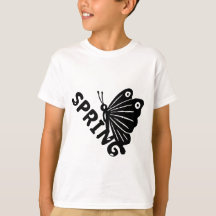 Aesthetic Spring Butterfly Minimalist Graphic