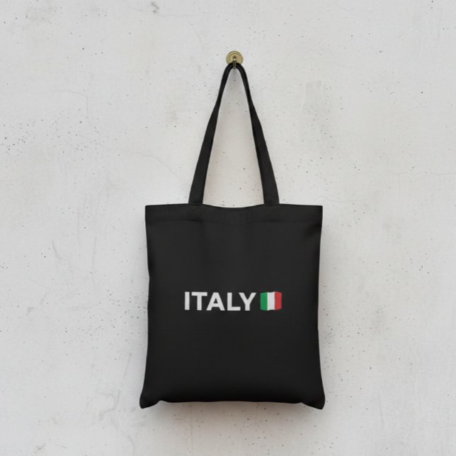 Aesthetic Sustainability Black Tote Bag Italy (Von Creator hochgeladen)