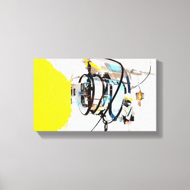 Aether Kiosk Art Leinwanddruck (Vorderseite)