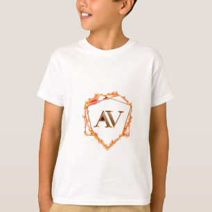 AETHER VANGUARD - AV Logo Stein-Form Streetwear T-Shirt