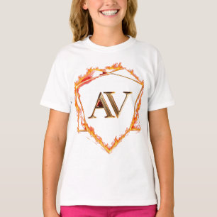 AETHER VANGUARD - AV-Logo-Stein-Form Streetwear T-Shirt