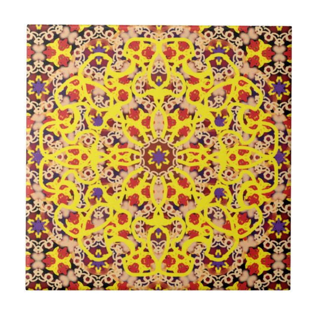 AEtheric Rose Window No. Duneen (Decimal: 72) Fliese (Vorderseite)