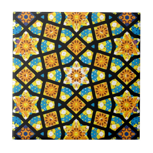 AEtheric Rose Window No. Quintka (Decimal: 50) Fliese (Vorderseite)