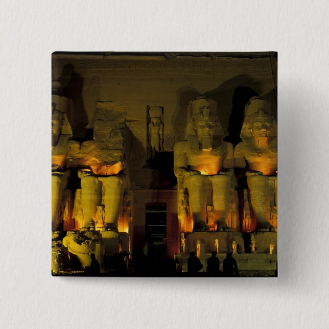 AF, Ägypten, Abu Simbel. Kolossale Abbildungen Button (Vorderseite)