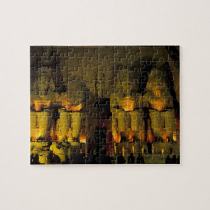 AF, Ägypten, Abu Simbel. Kolossale Abbildungen Puzzle
