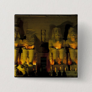 AF, Ägypten, Abu Simbel. Kolossale Figuren von Button