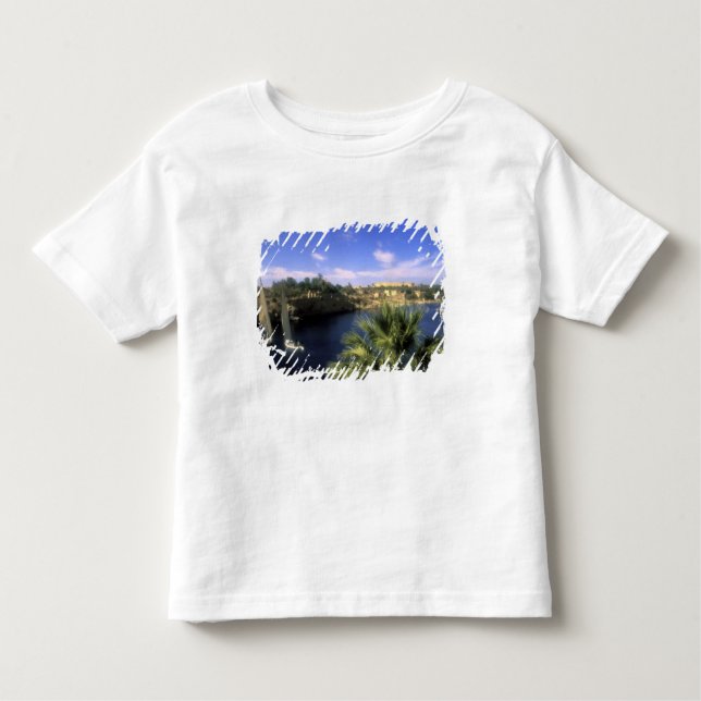 AF, Ägypten, Oberägypten, Assuan. Fluss Nile Kleinkind T-shirt (Vorderseite)
