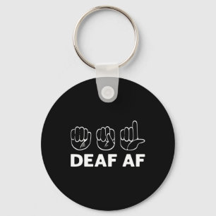 Af Asl Awareness Hand Gebärdensprache Taubenstolz Schlüsselanhänger