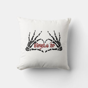 Af Skeleton Hands Heart Classic Kissen