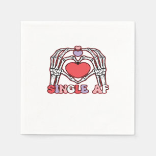 Af Skeleton Hands Valentinstag Classic Serviette