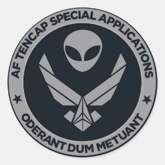 AF TENCAP Psyop Patch Runder Aufkleber
