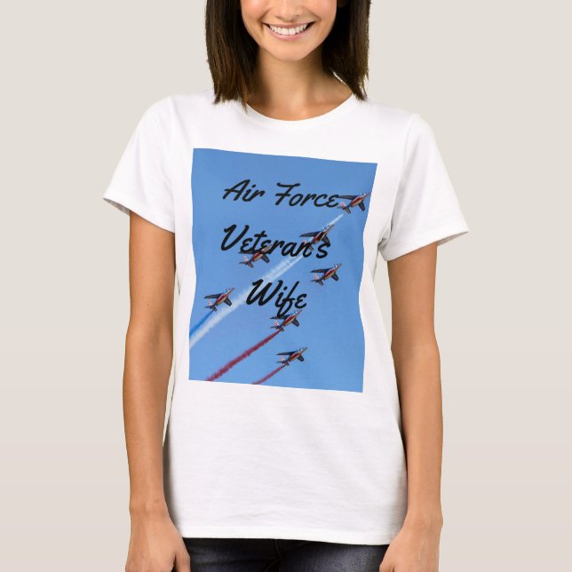 AF Veteran-Ehefrau T-Shirt (Vorderseite)