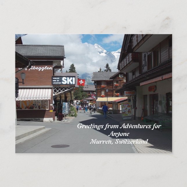 AFA Gruß aus Murren, Schweiz Postcard Postkarte (Vorderseite)