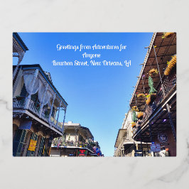 AFA Grüße von Bourbon St. Postkarte