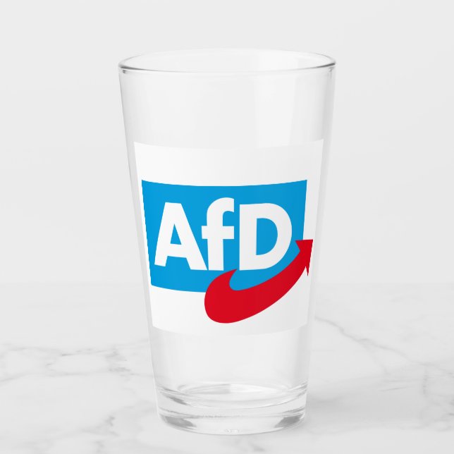 AfD:Alternative für Deutschland Glas (Vorderseite)