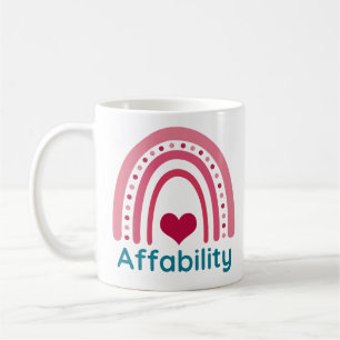 Affability Viva Magenta Boho Rainbow Kaffeetasse