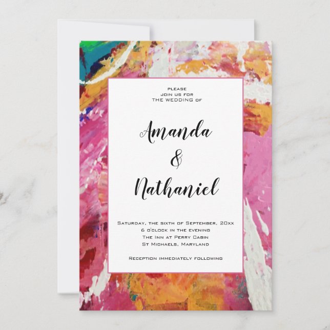 Affäre um die Einladung zur Hochzeit im Herzen (Vorderseite)