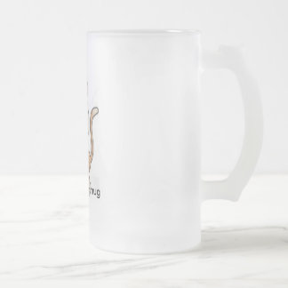 Affe, Affejungen-Tasse Mattglas Bierglas
