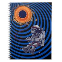 Affe auf der Raumflyine