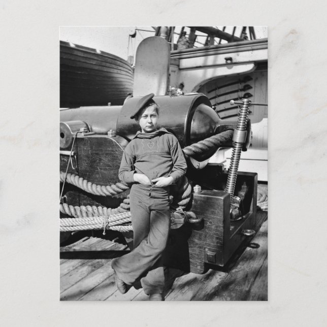 Affe aus zivilem Kriegsgefecht, 1860er Postkarte (Vorderseite)