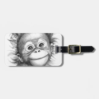 Affe - Baby Orang Utan 2016 G-121 Gepäckanhänger