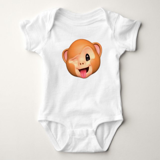 Affe Baby Strampler (Vorderseite)