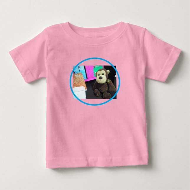 Affe Baby T-shirt (Vorderseite)