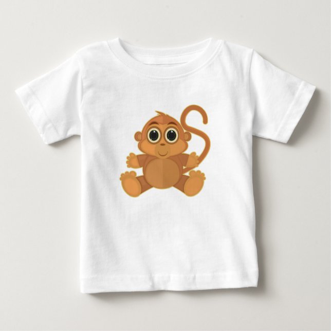 Affe Baby T-shirt (Vorderseite)