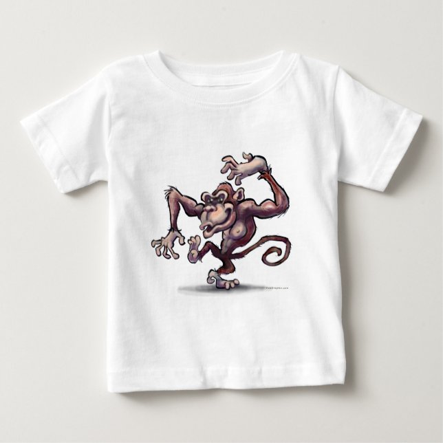 Affe Baby T-shirt (Vorderseite)