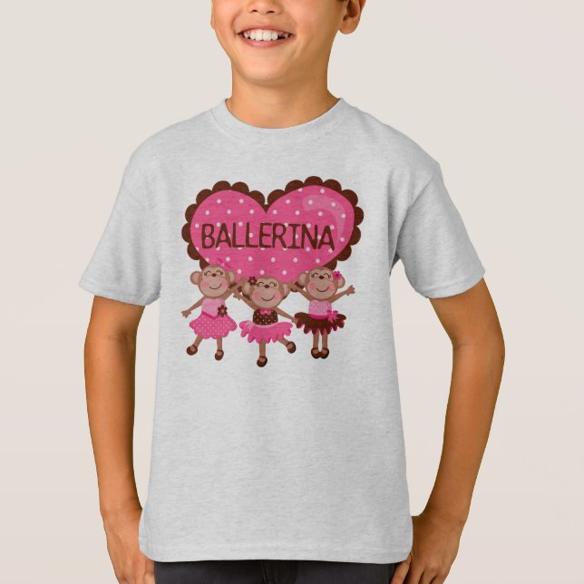Affe-Ballett T-Shirt (Vorderseite)