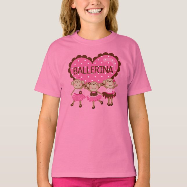 Affe-Ballett T-Shirt (Vorderseite)