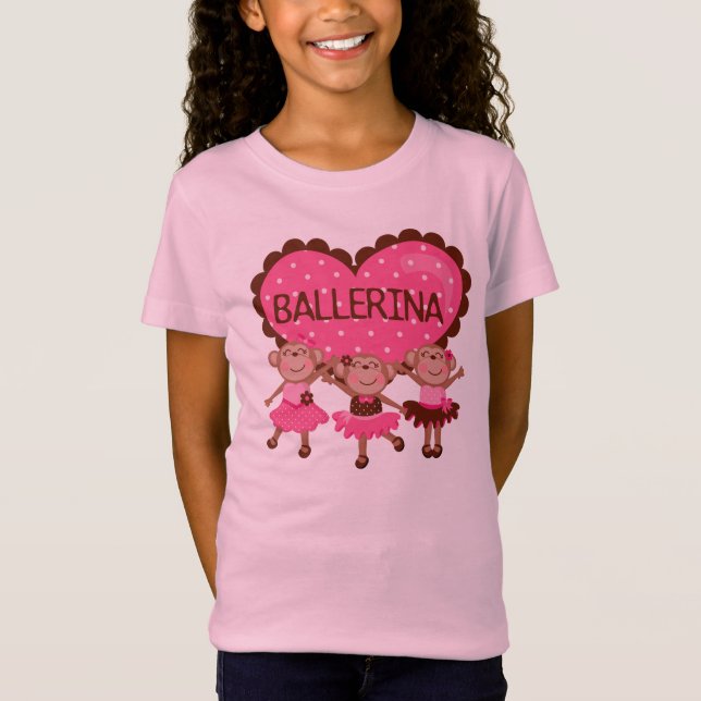Affe-Ballett T-Shirt (Vorderseite)