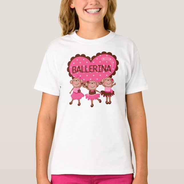 Affe-Ballett T-Shirt (Vorderseite)