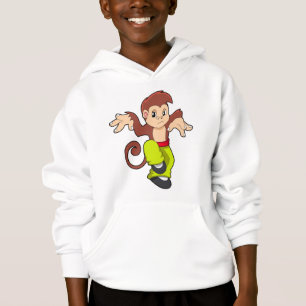 Affe bei Martial Arts Kungfu Hoodie