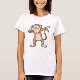 Affe beim Hip Hop Dance Dab T-Shirt