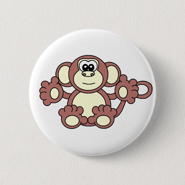 Affe Button (Vorderseite)